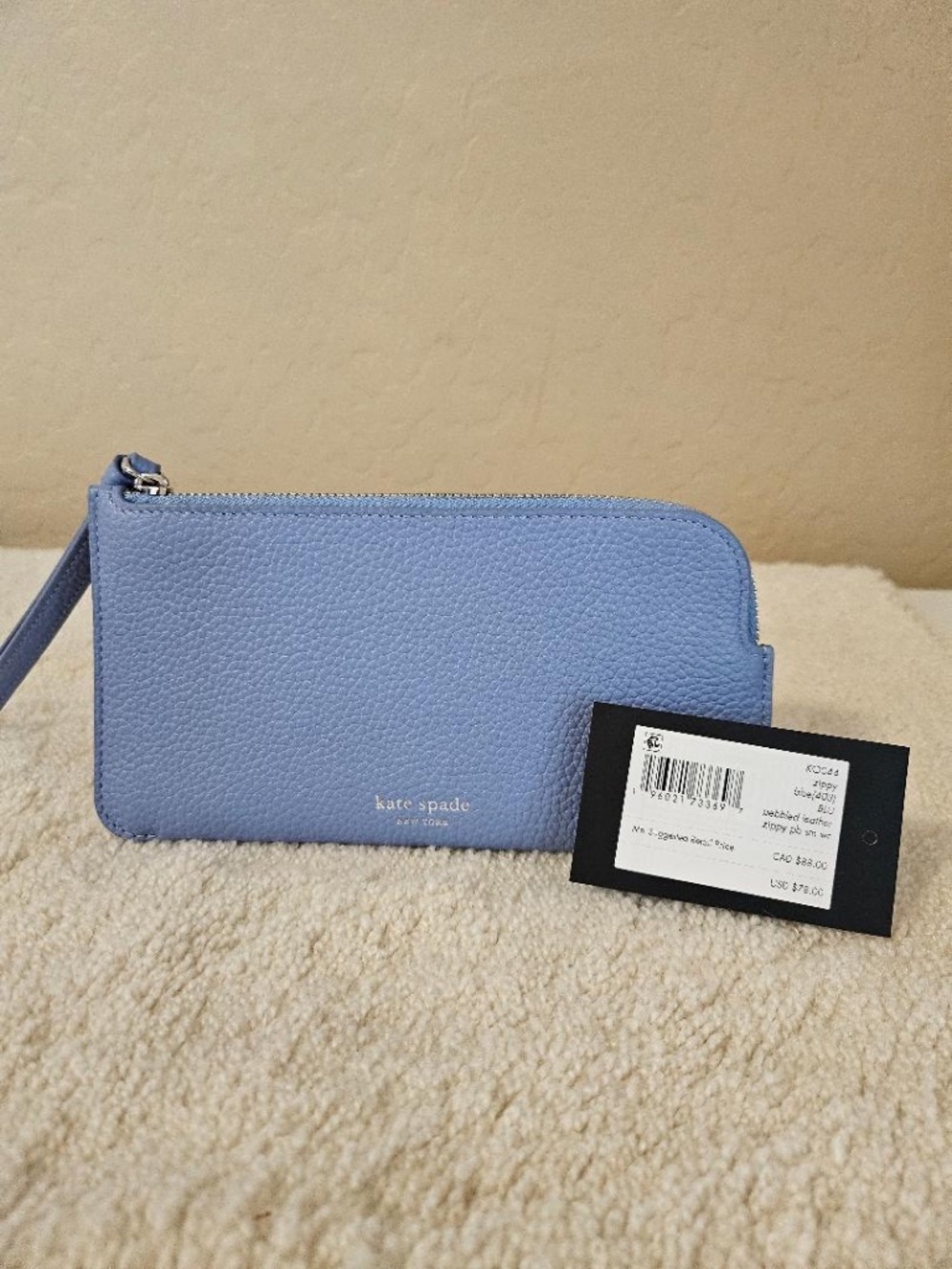 Kaste Spade Leather Wristlet